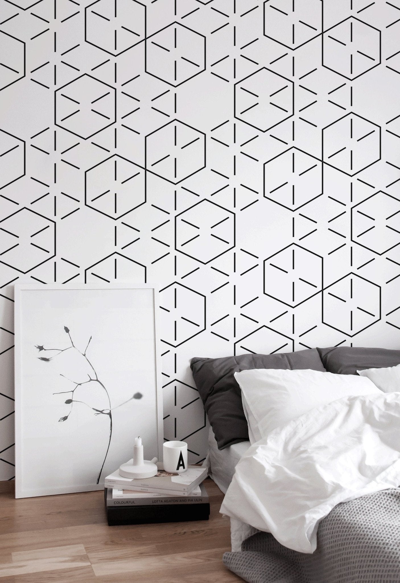 Geometric Elegance Wallpaper - B153 - WallTrend