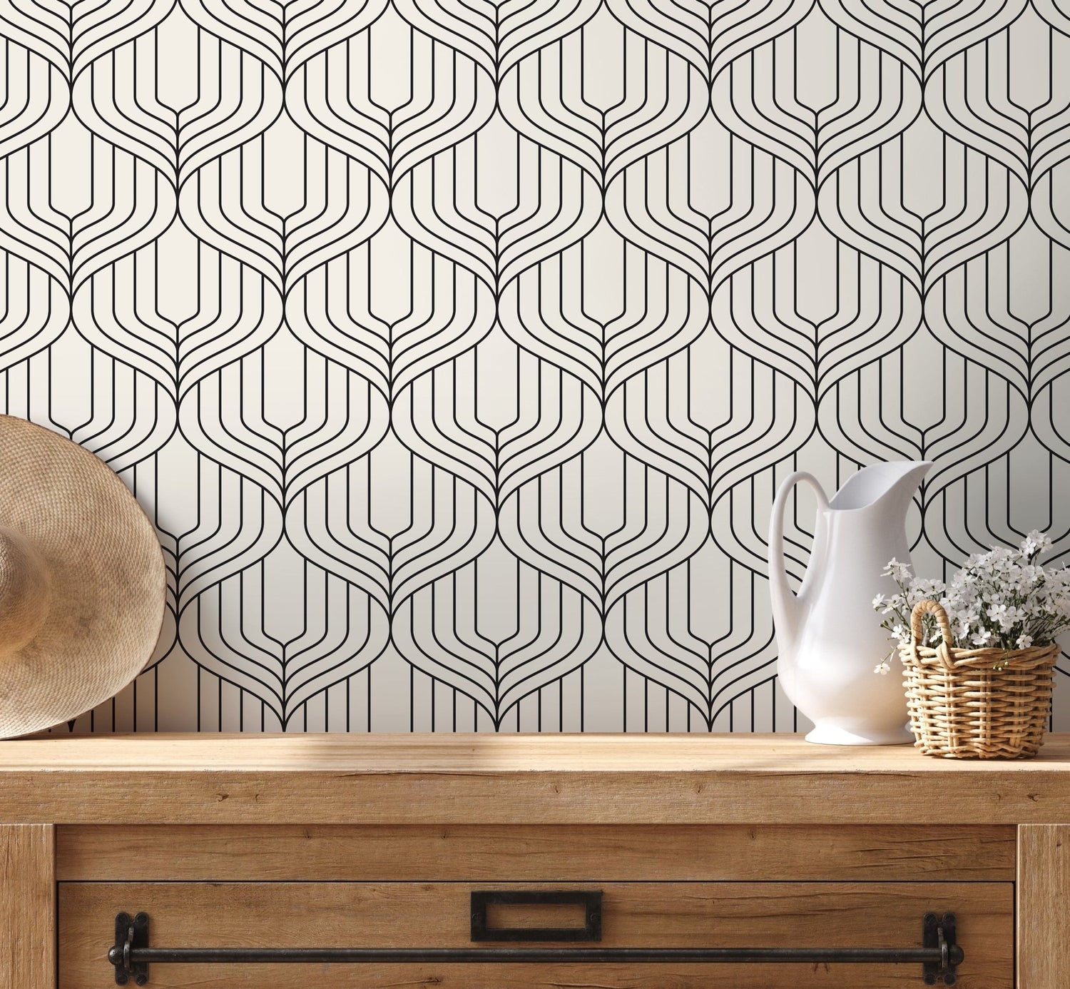 Geometric Elegance Wallpaper - B287 - WallTrend