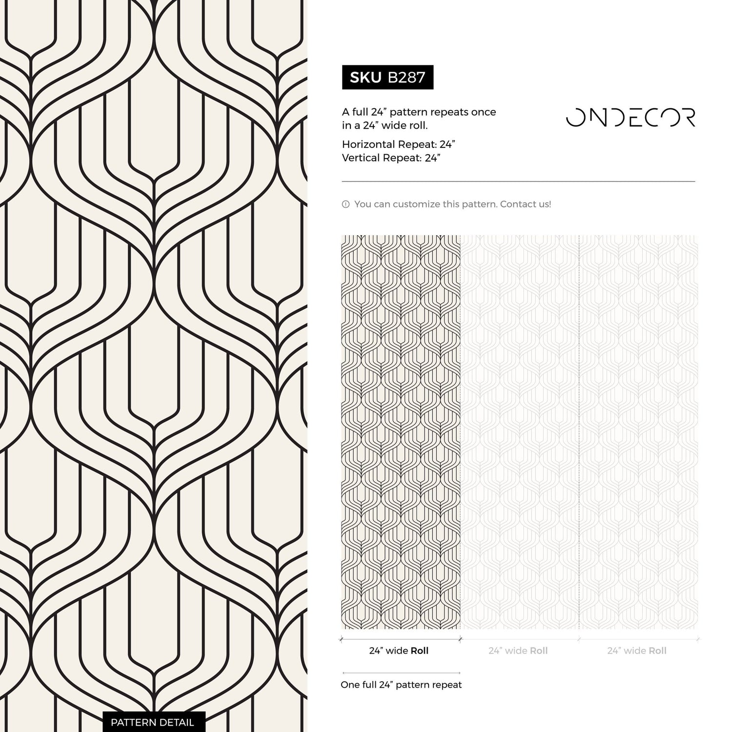 Geometric Elegance Wallpaper - B287 - WallTrend