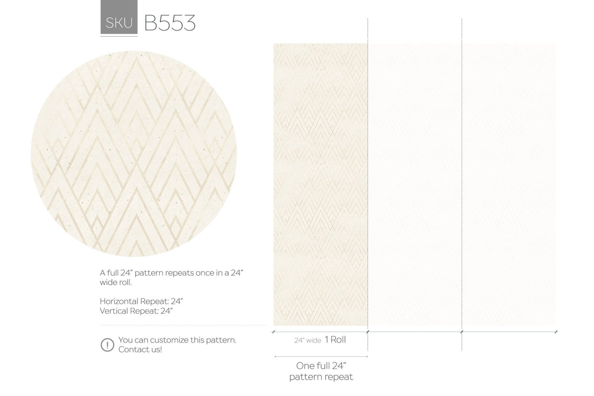 Geometric Elegance Wallpaper - B553 - WallTrend