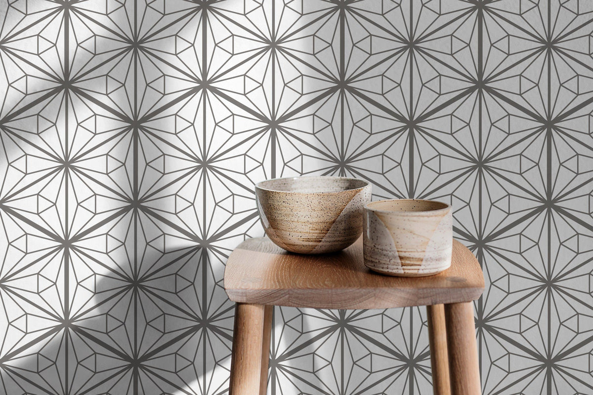 Geometric Elegance Wallpaper - B806 - WallTrend