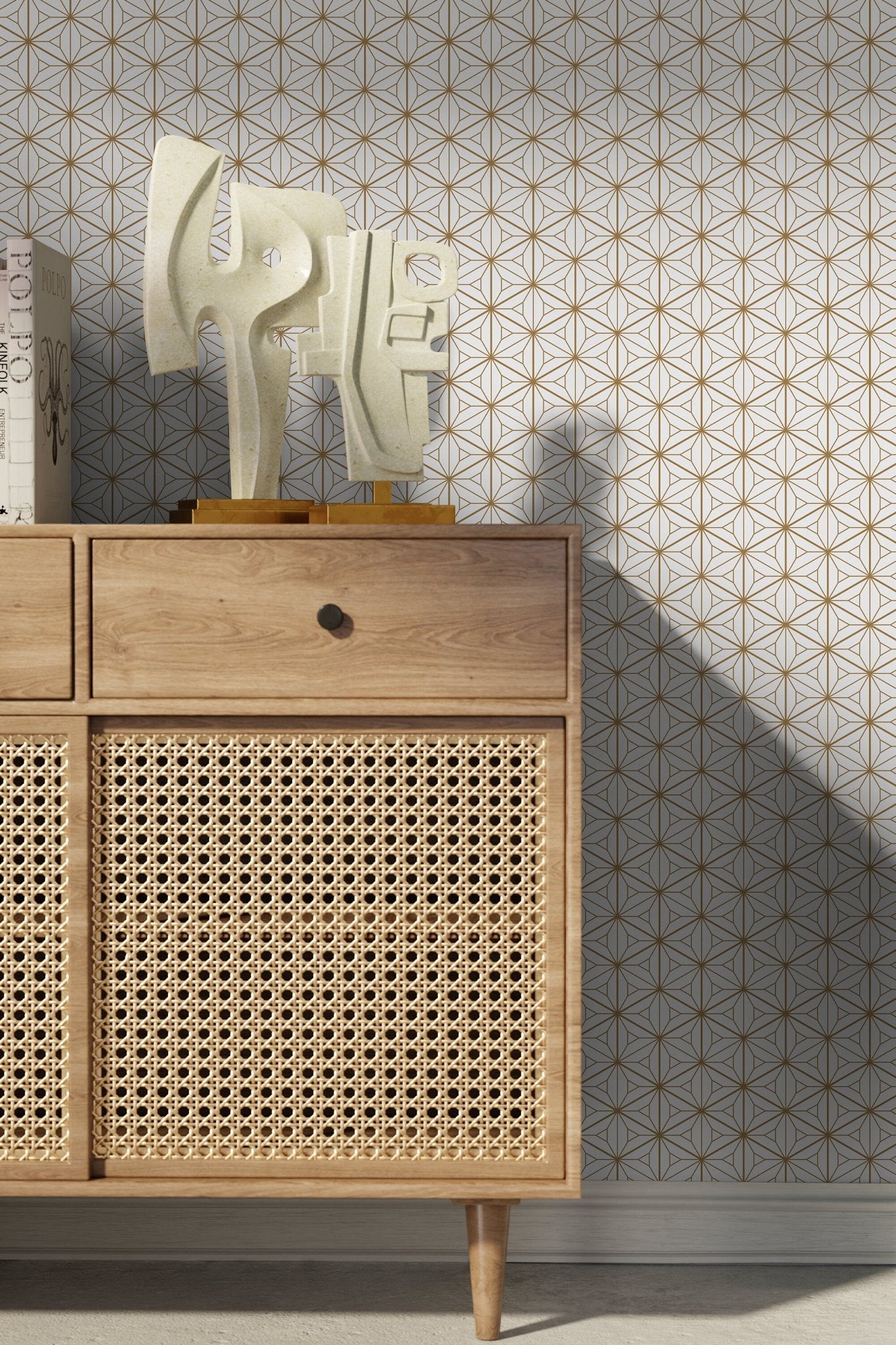 Geometric Elegance Wallpaper - B865 - WallTrend