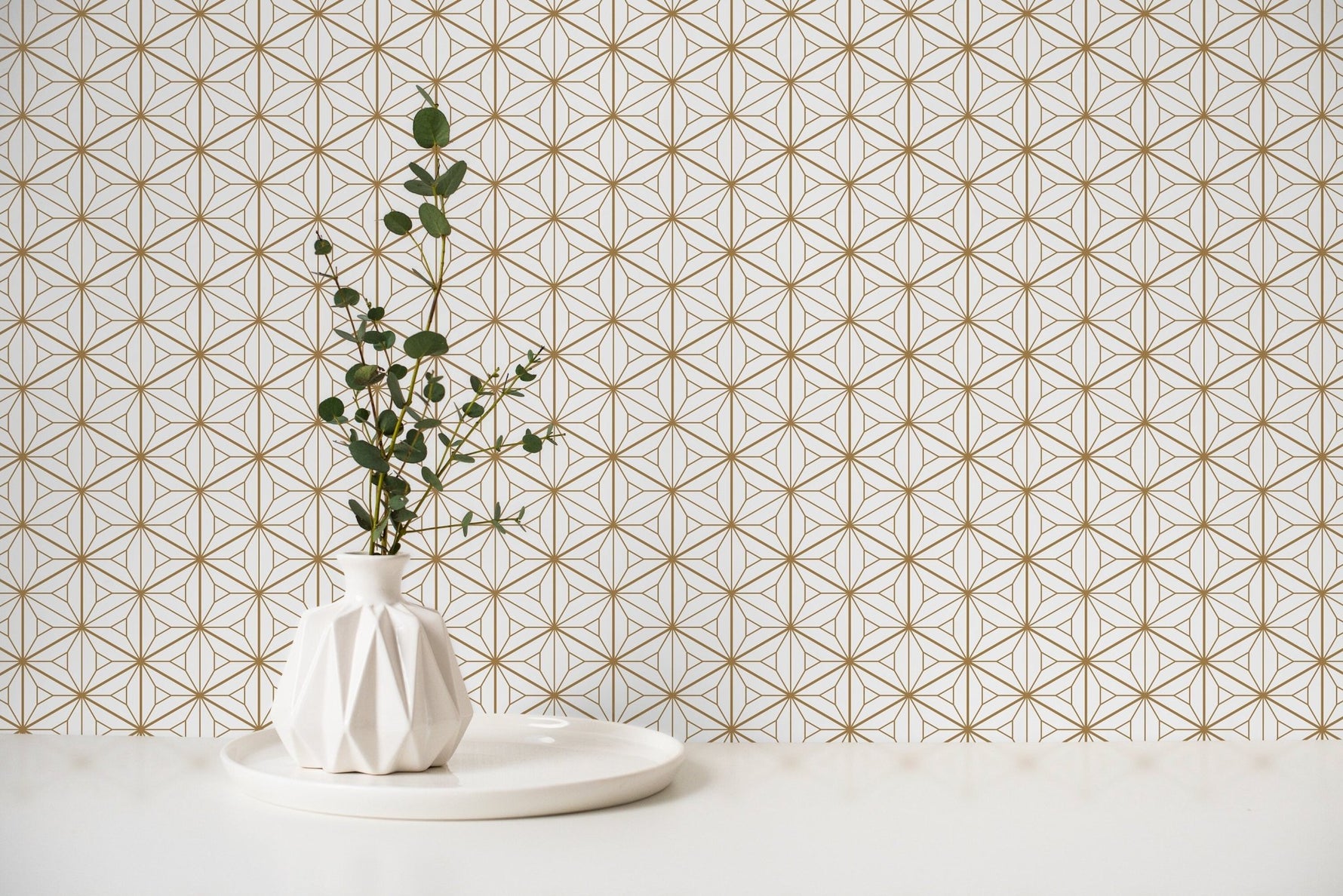 Geometric Elegance Wallpaper - B865 - WallTrend