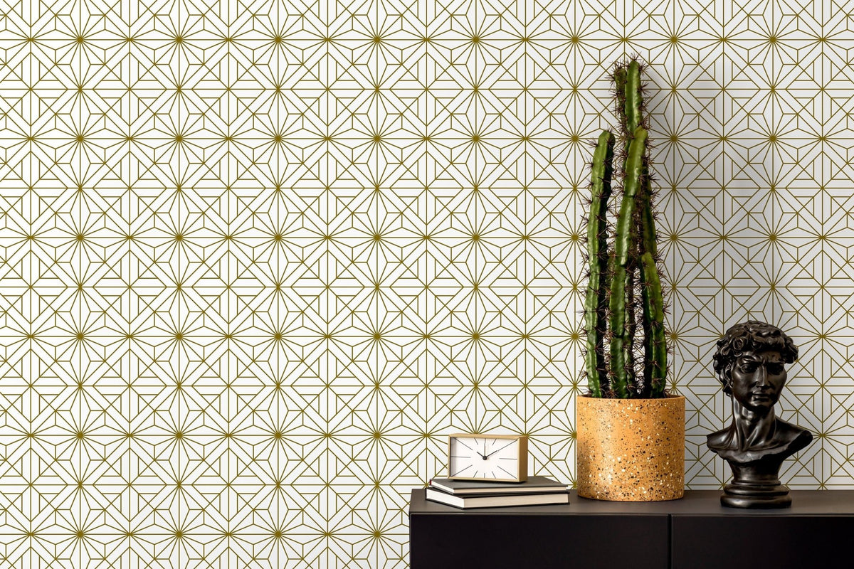 Geometric Elegance Wallpaper - B885 - WallTrend