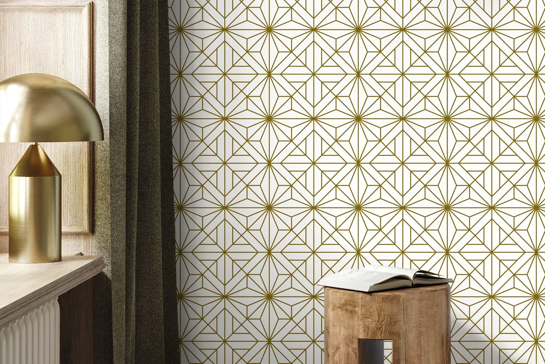 Geometric Elegance Wallpaper - B885 - WallTrend