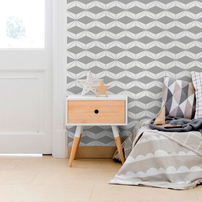 Geometric Elegance Wallpaper - C181 - WallTrend