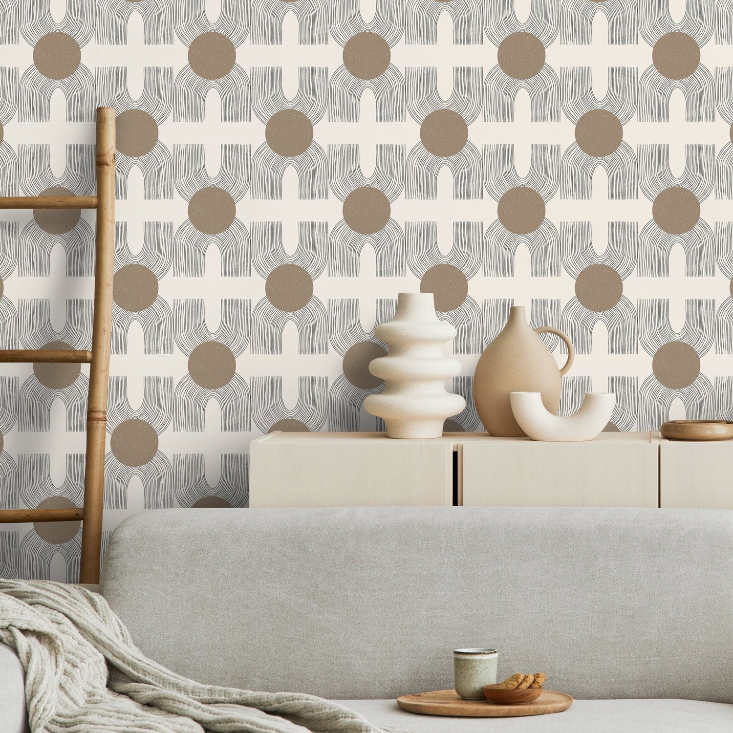 Geometric Elegance Wallpaper - C198 - WallTrend