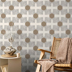 Geometric Elegance Wallpaper - C198 - WallTrend