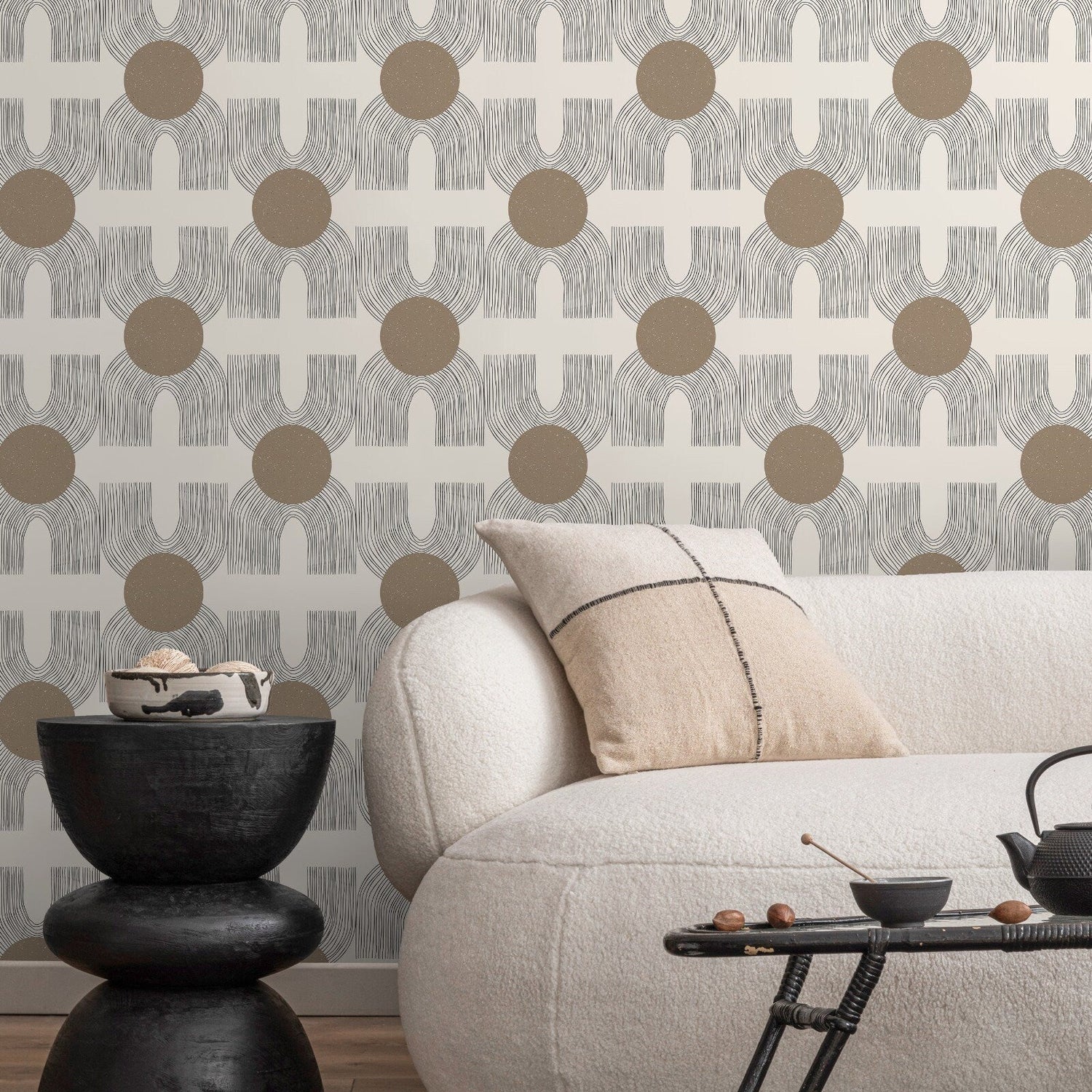 Geometric Elegance Wallpaper - C198 - WallTrend