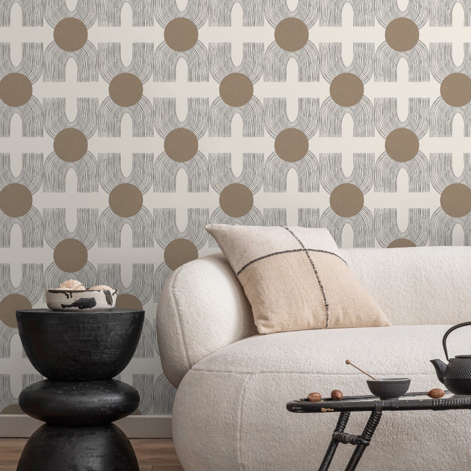 Geometric Elegance Wallpaper - C198 - WallTrend