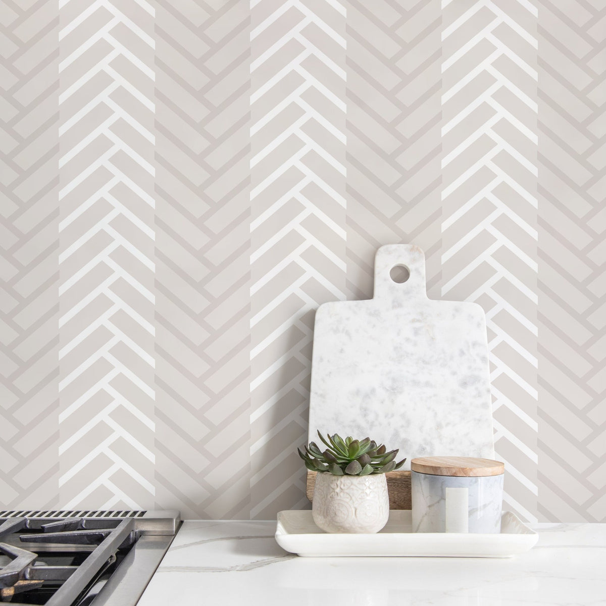 Geometric Elegance Wallpaper - C488 - WallTrend