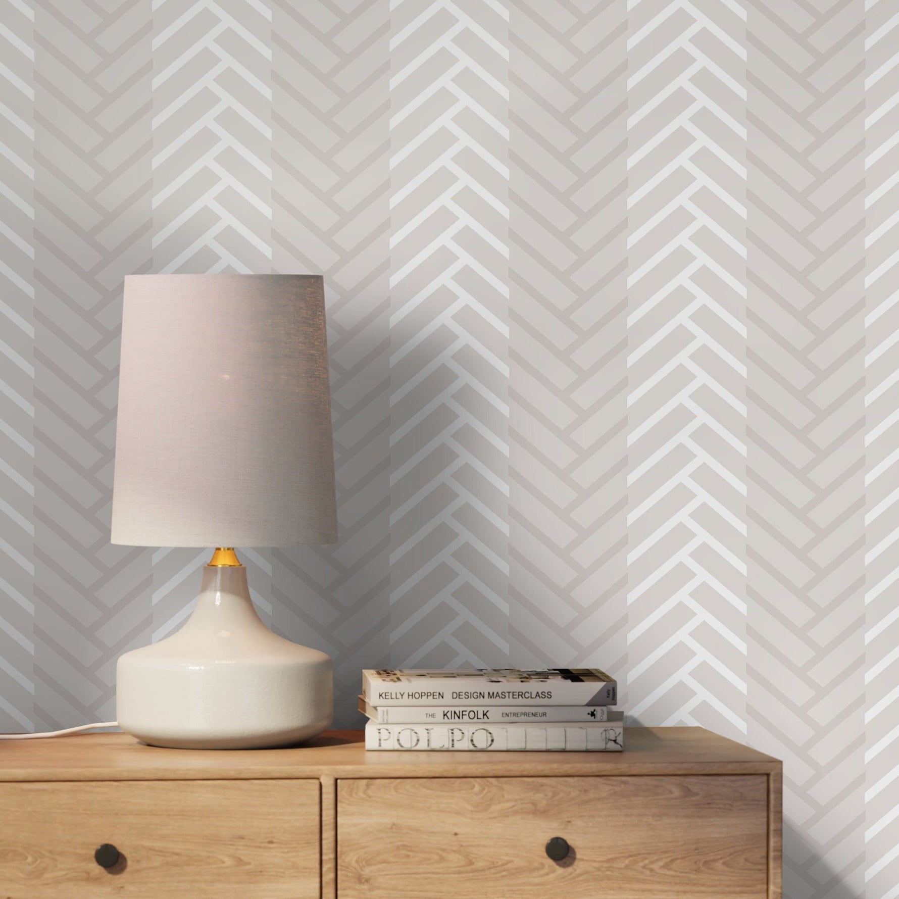 Geometric Elegance Wallpaper - C488 - WallTrend