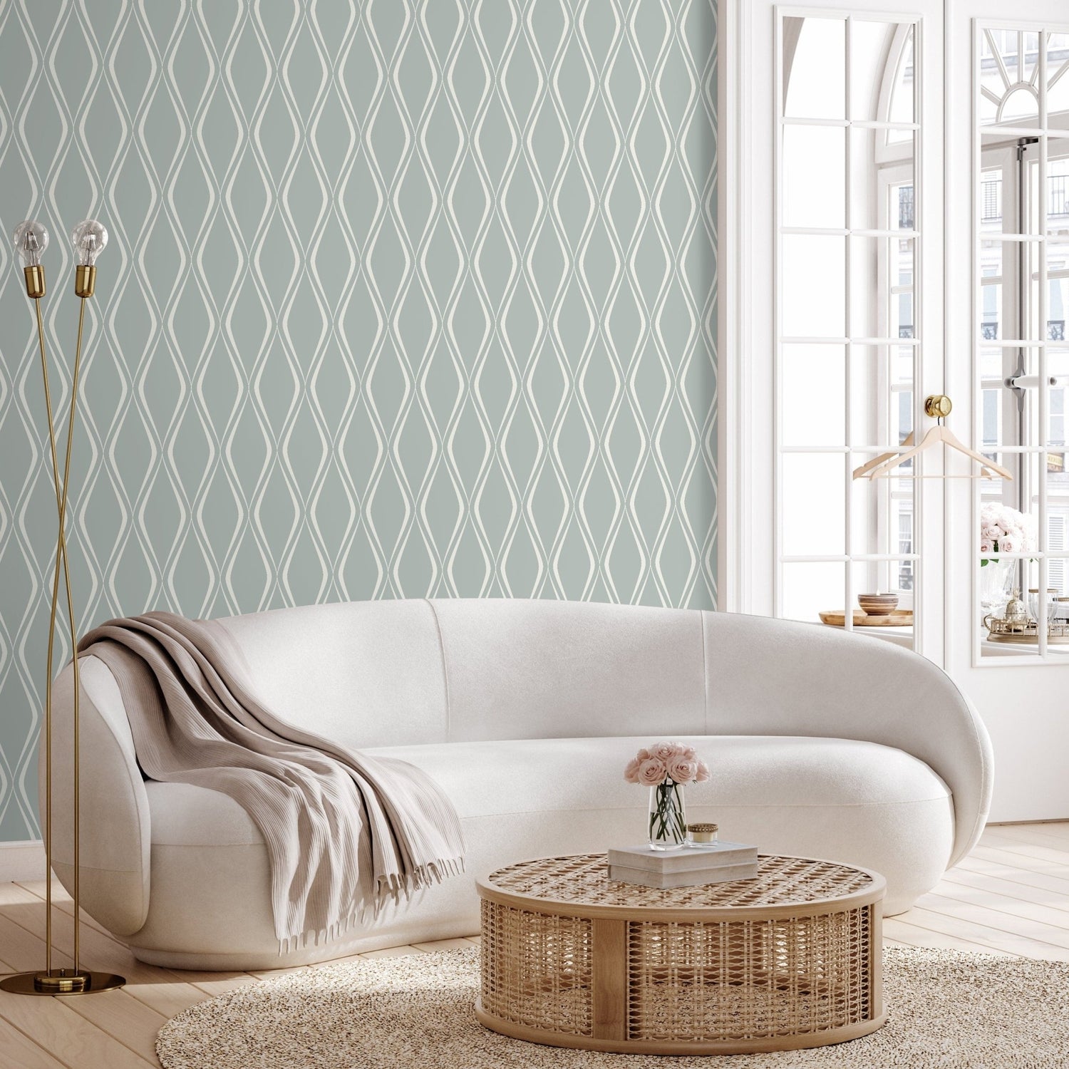 Geometric Elegance Wallpaper - C616 - WallTrend
