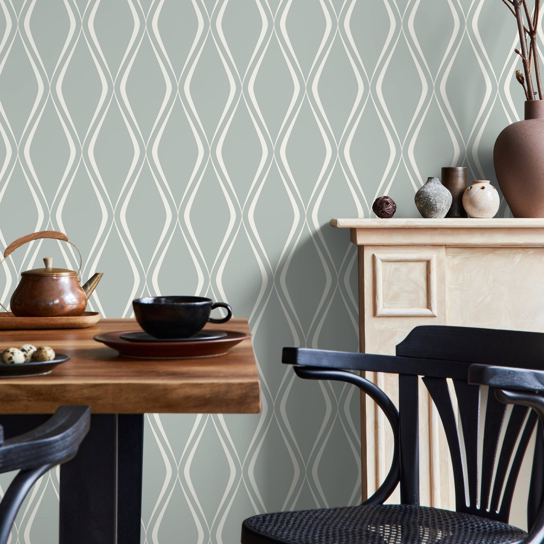 Geometric Elegance Wallpaper - C616 - WallTrend