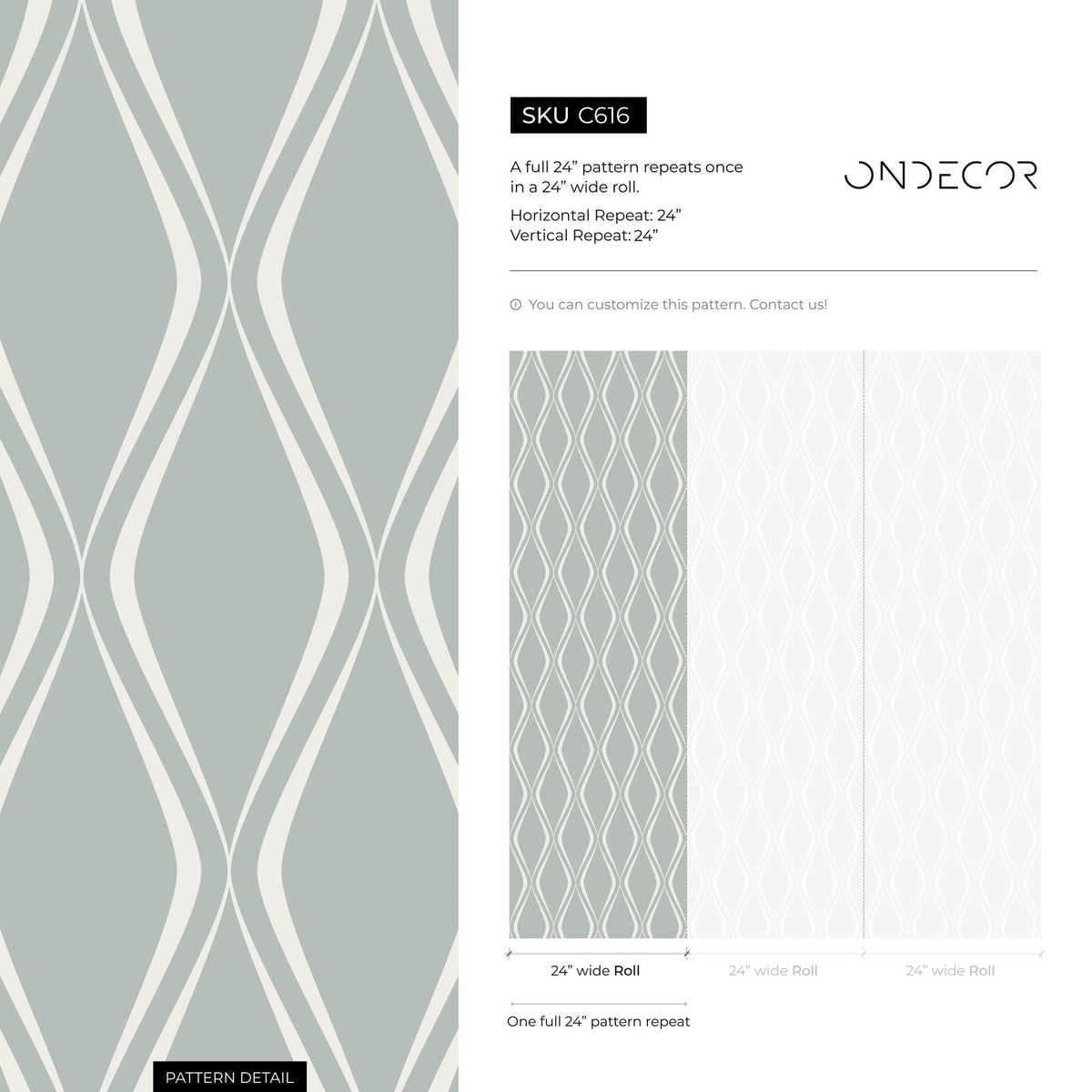 Geometric Elegance Wallpaper - C616 - WallTrend