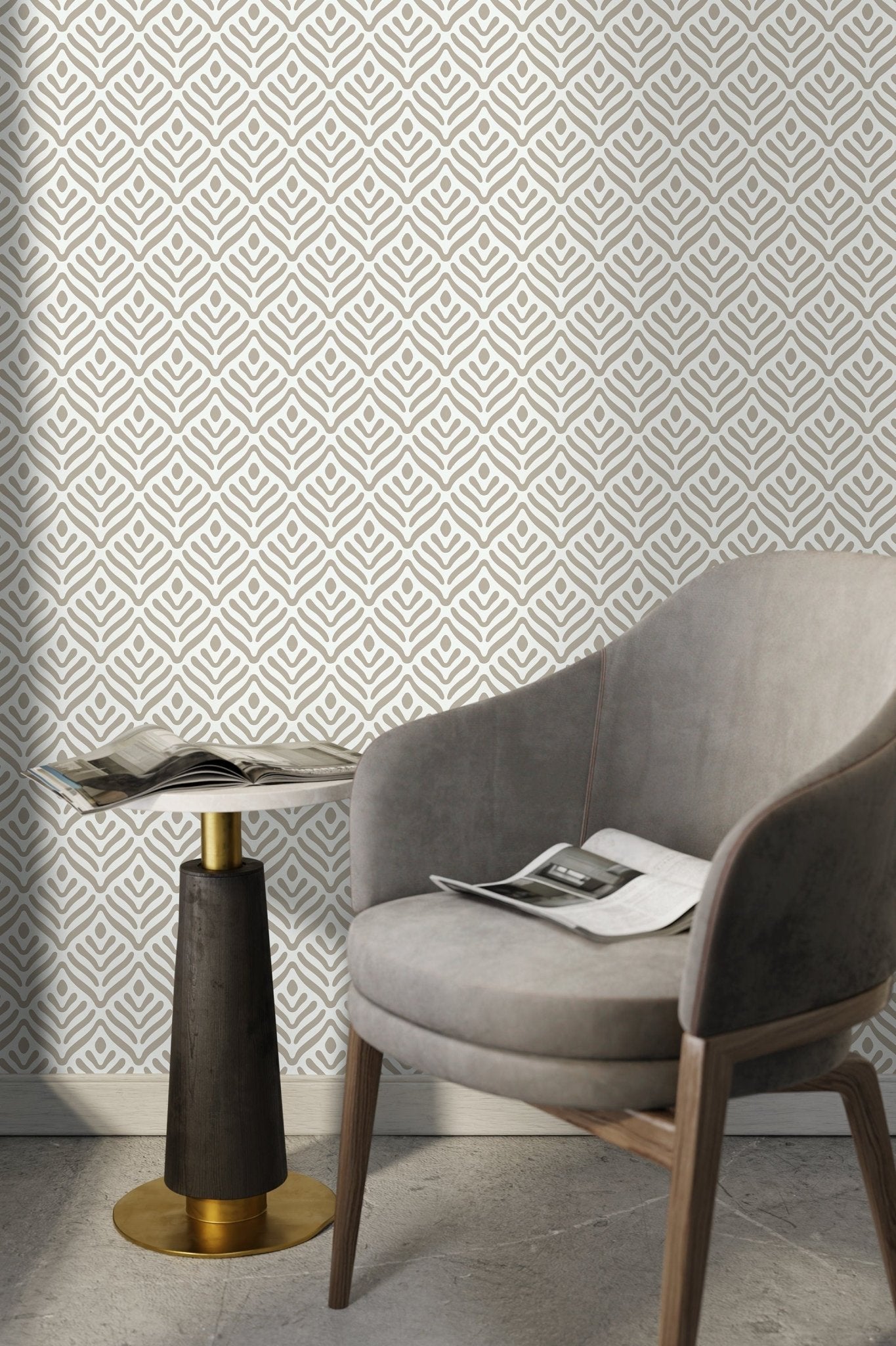 Geometric Elegance Wallpaper - C711 - WallTrend