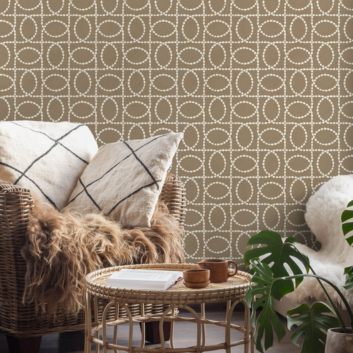 Geometric Elegance Wallpaper - C842 - WallTrend