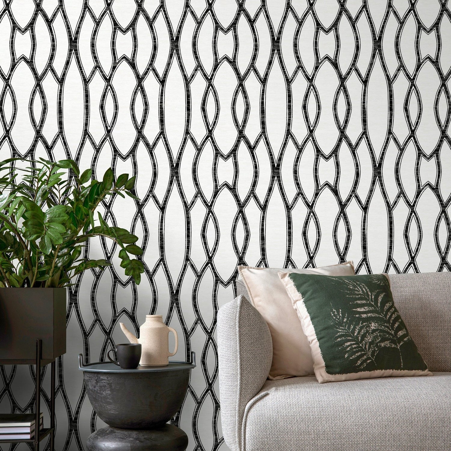 Geometric Elegance Wallpaper - C887 - WallTrend