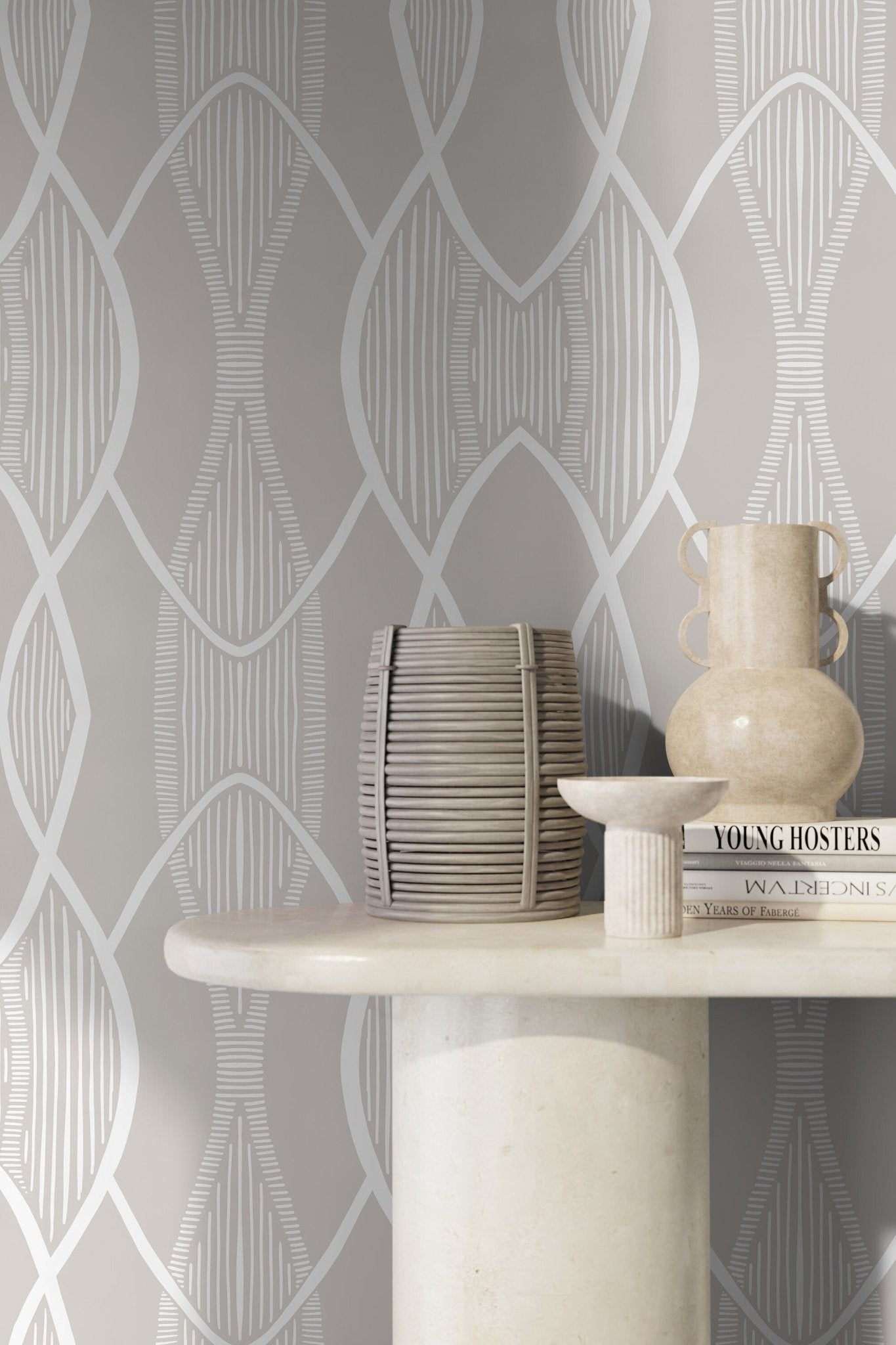 Geometric Elegance Wallpaper - C892 - WallTrend