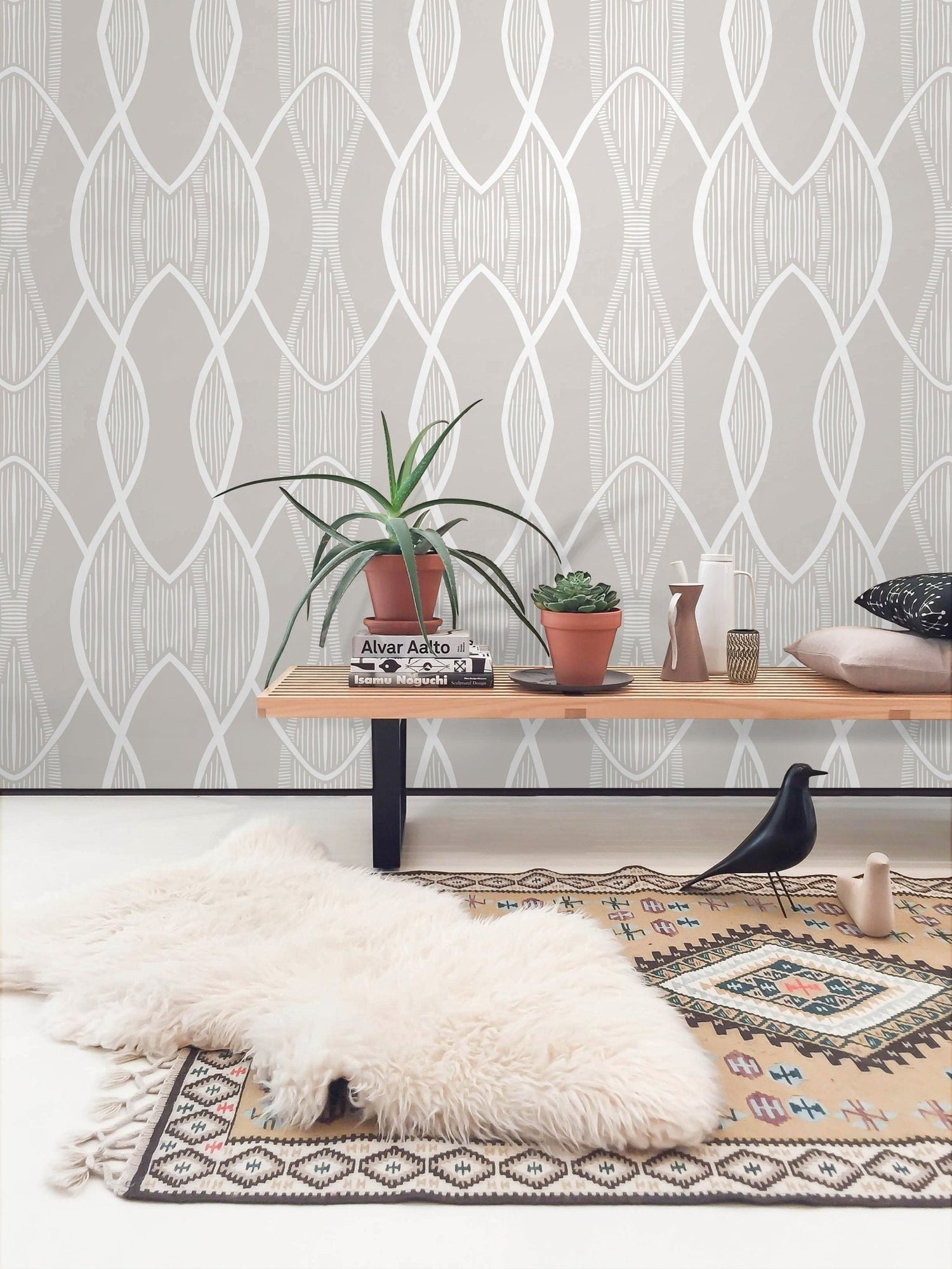 Geometric Elegance Wallpaper - C892 - WallTrend