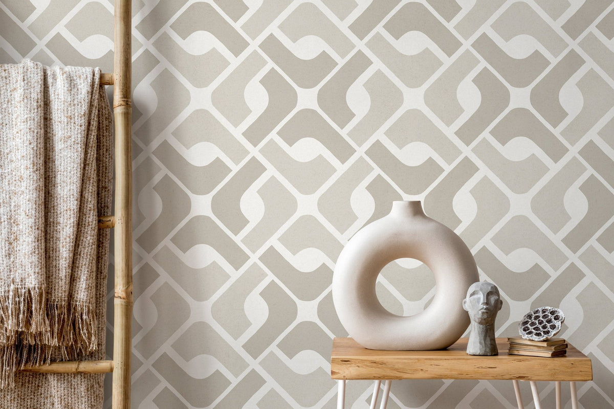 Geometric Elegance Wallpaper - D328 - WallTrend