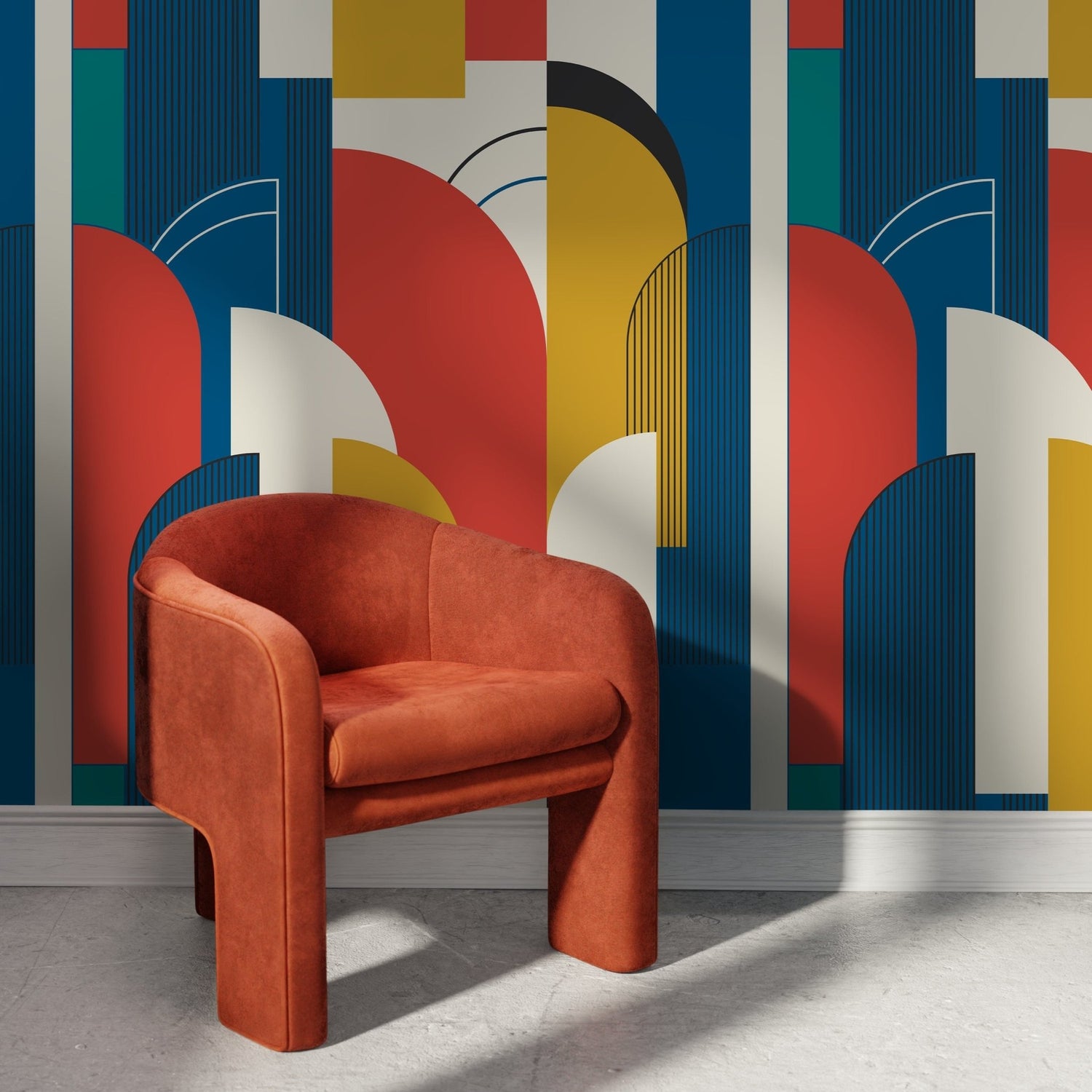 Geometric Elegance Wallpaper - D620 - WallTrend