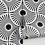 Geometric Fan Array Wallpaper - B859 - WallTrend