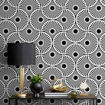 Geometric Fan Array Wallpaper - B859 - WallTrend