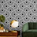 Geometric Fan Array Wallpaper - B859 - WallTrend