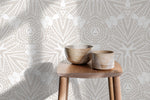 Geometric Floral Elegance Wallpaper - X020 - WallTrend