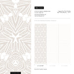 Geometric Floral Elegance Wallpaper - X020 - WallTrend
