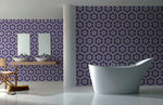 Geometric Floral Essence Wallpaper - B065 - WallTrend