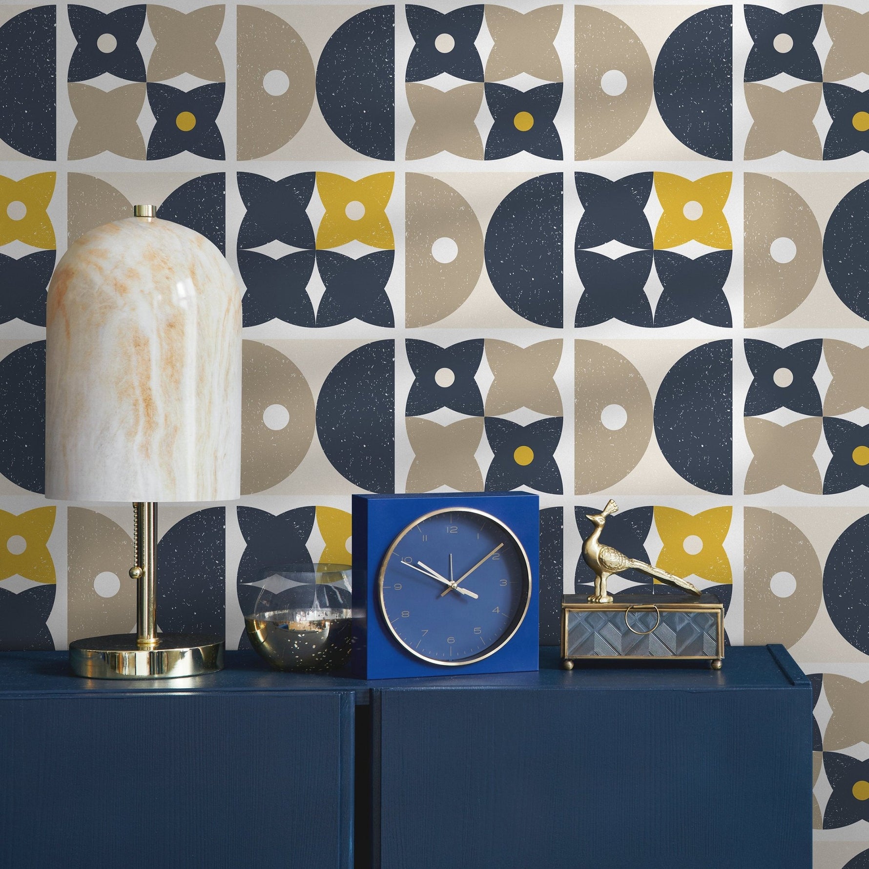 Geometric Harmony Wallpaper - A866 - WallTrend