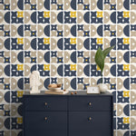 Geometric Harmony Wallpaper - A866 - WallTrend