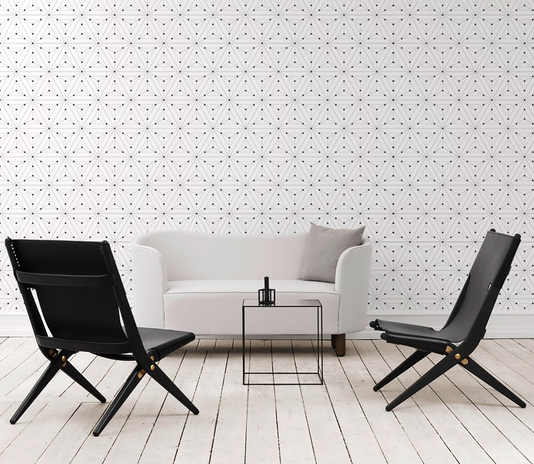 Geometric Harmony Wallpaper - B035 - WallTrend