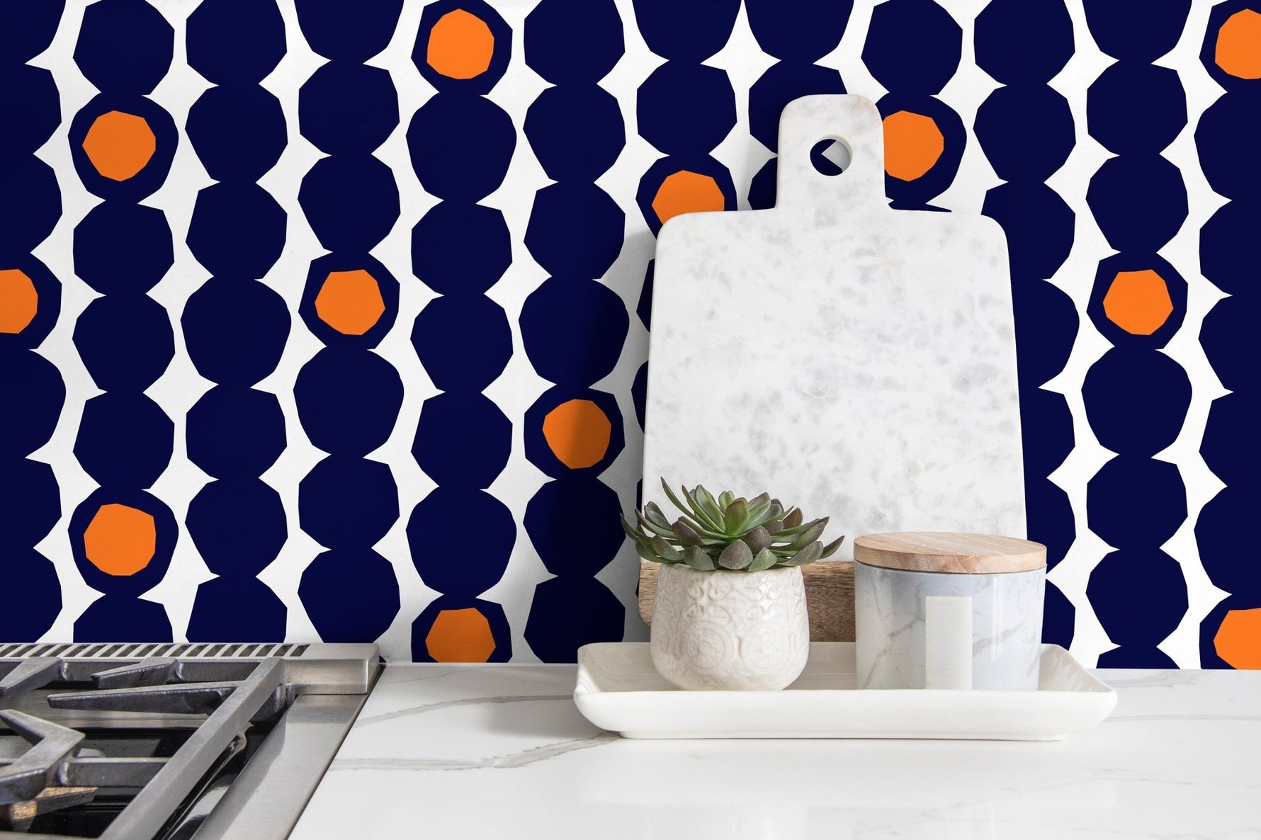Geometric Harmony Wallpaper - B434 - WallTrend