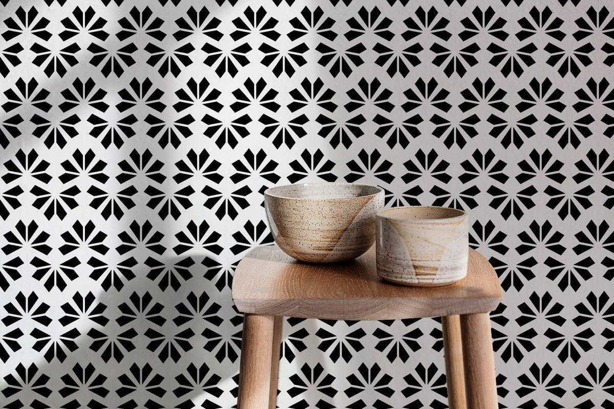 Geometric Harmony Wallpaper - B701 - WallTrend