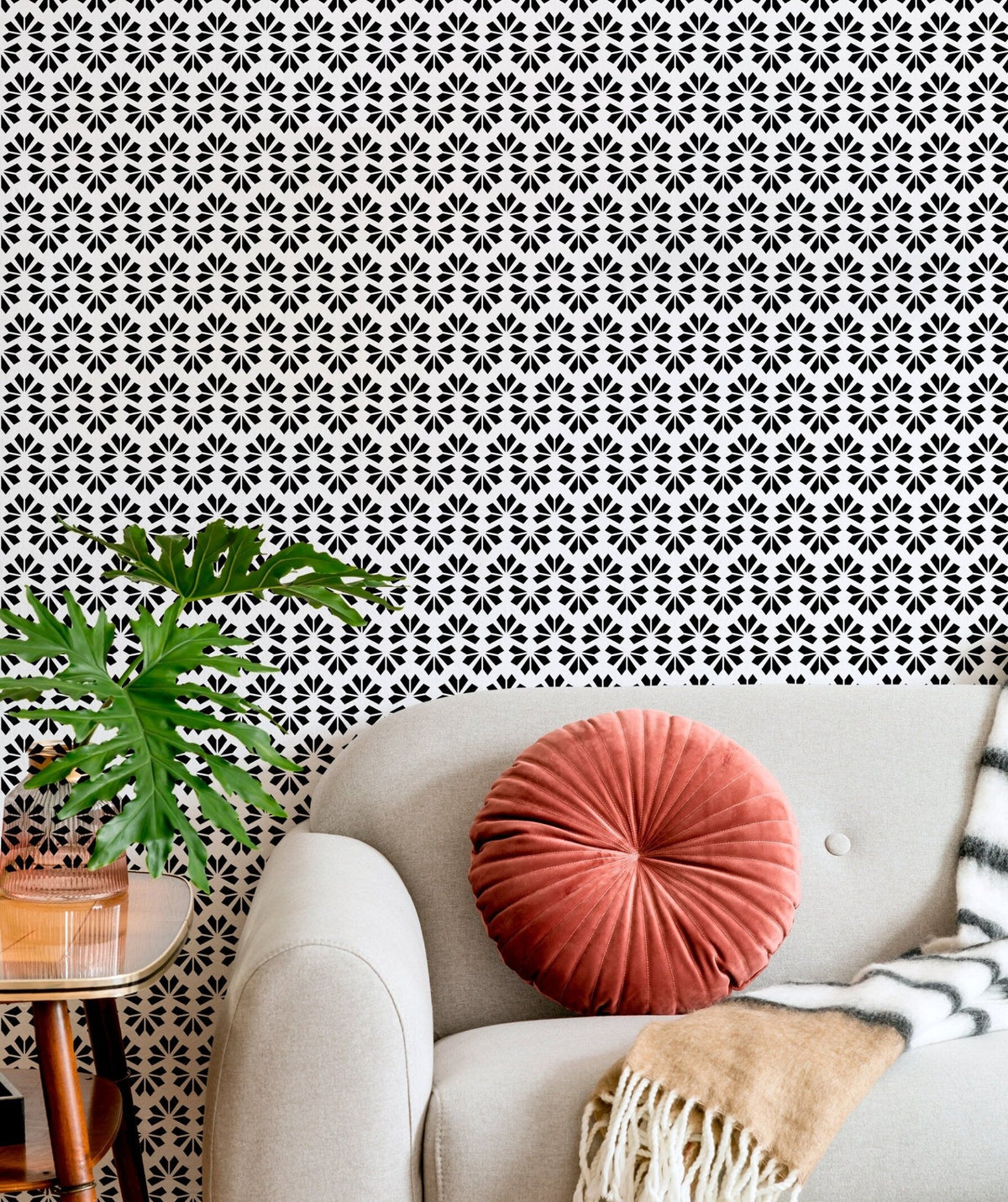 Geometric Harmony Wallpaper - B701 - WallTrend