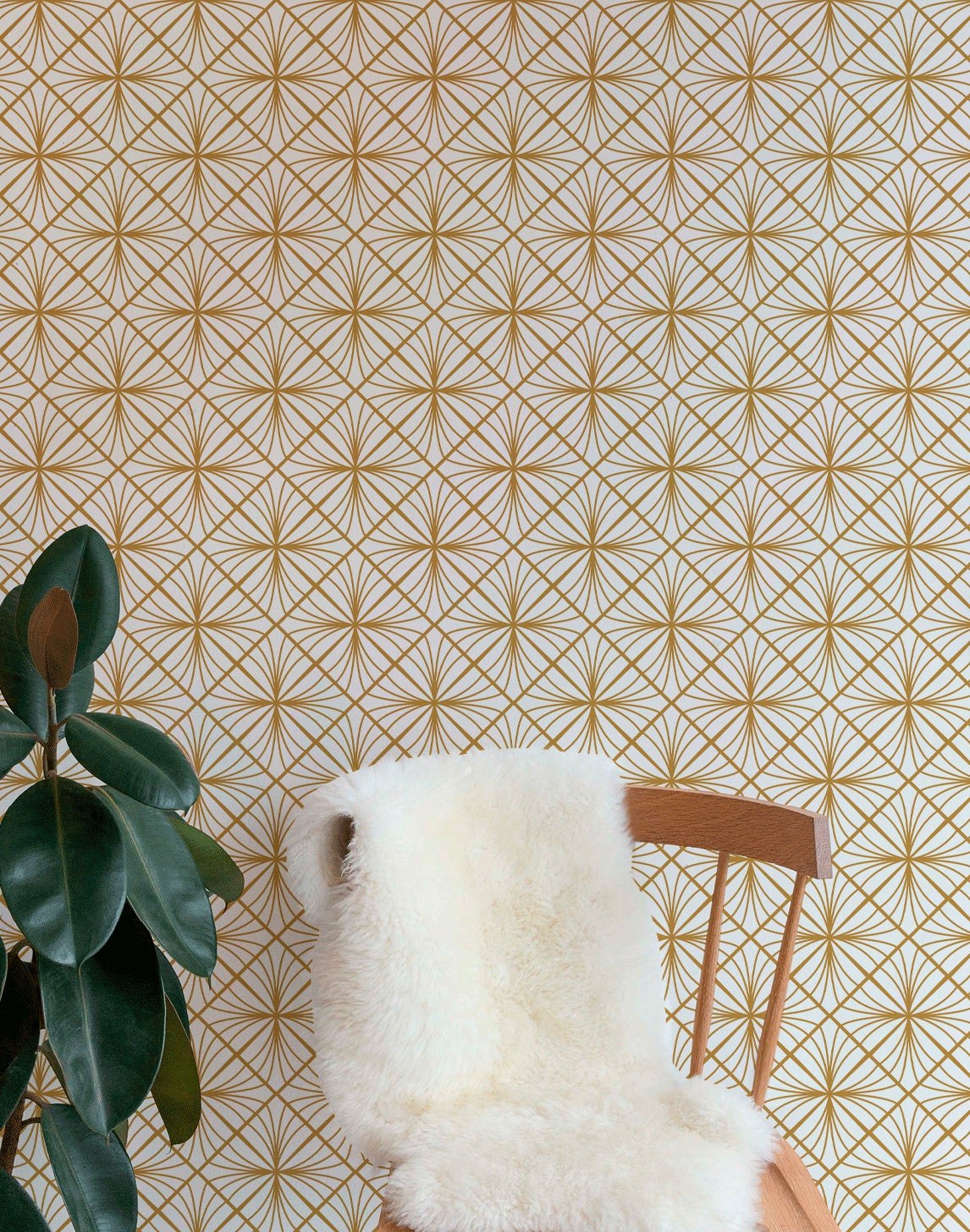 Geometric Harmony Wallpaper - B836 - WallTrend