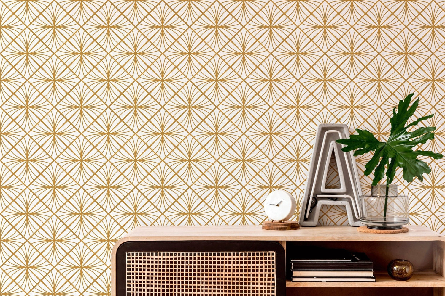 Geometric Harmony Wallpaper - B836 - WallTrend