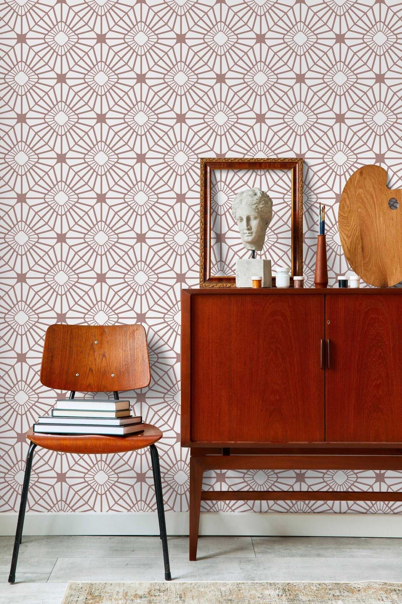 Geometric Harmony Wallpaper - C036 - WallTrend