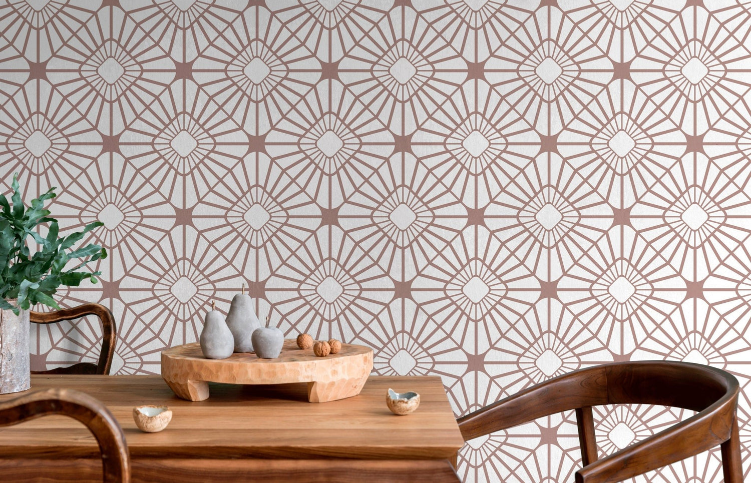 Geometric Harmony Wallpaper - C036 - WallTrend