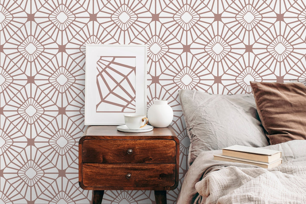 Geometric Harmony Wallpaper - C036 - WallTrend