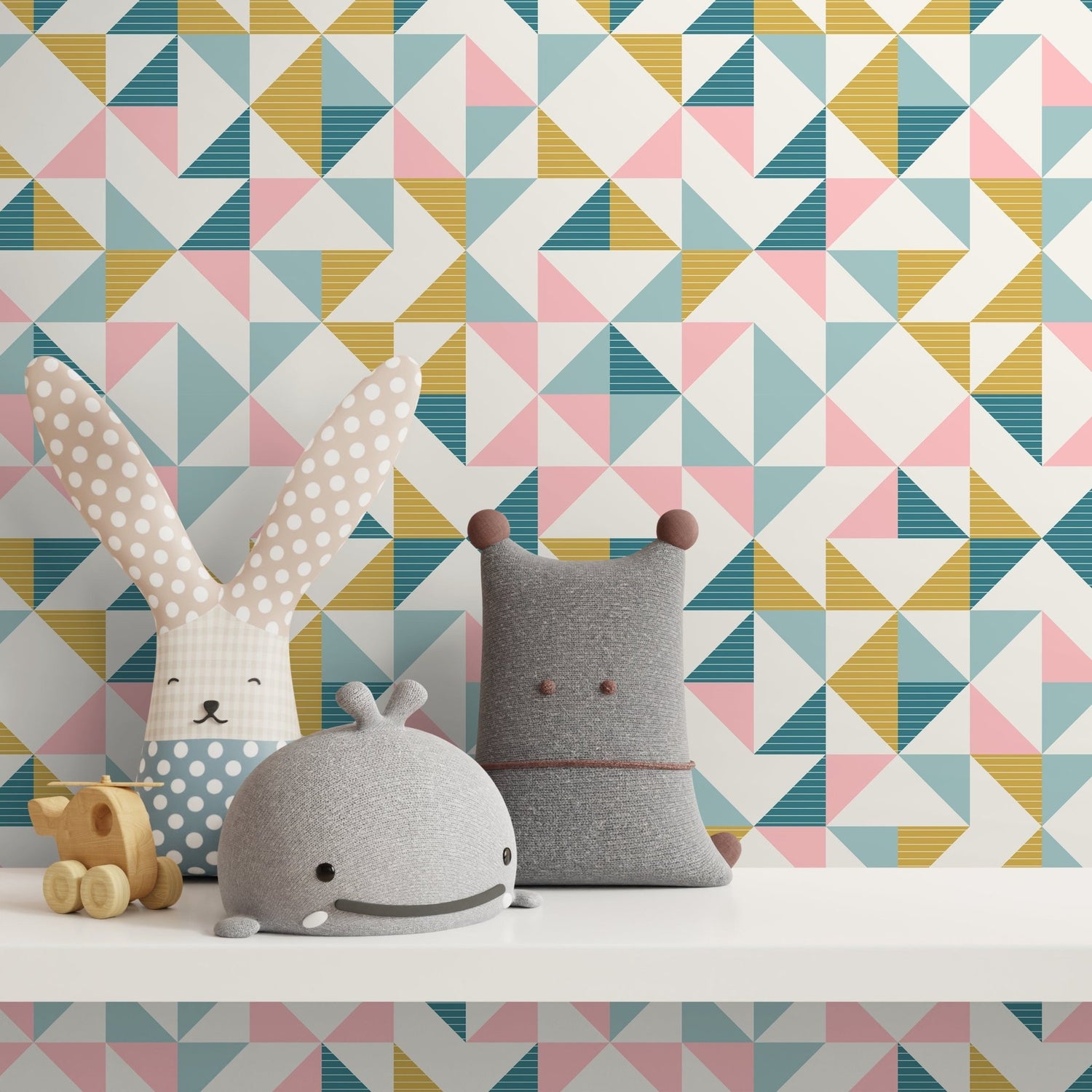 Geometric Harmony Wallpaper - C107 - WallTrend