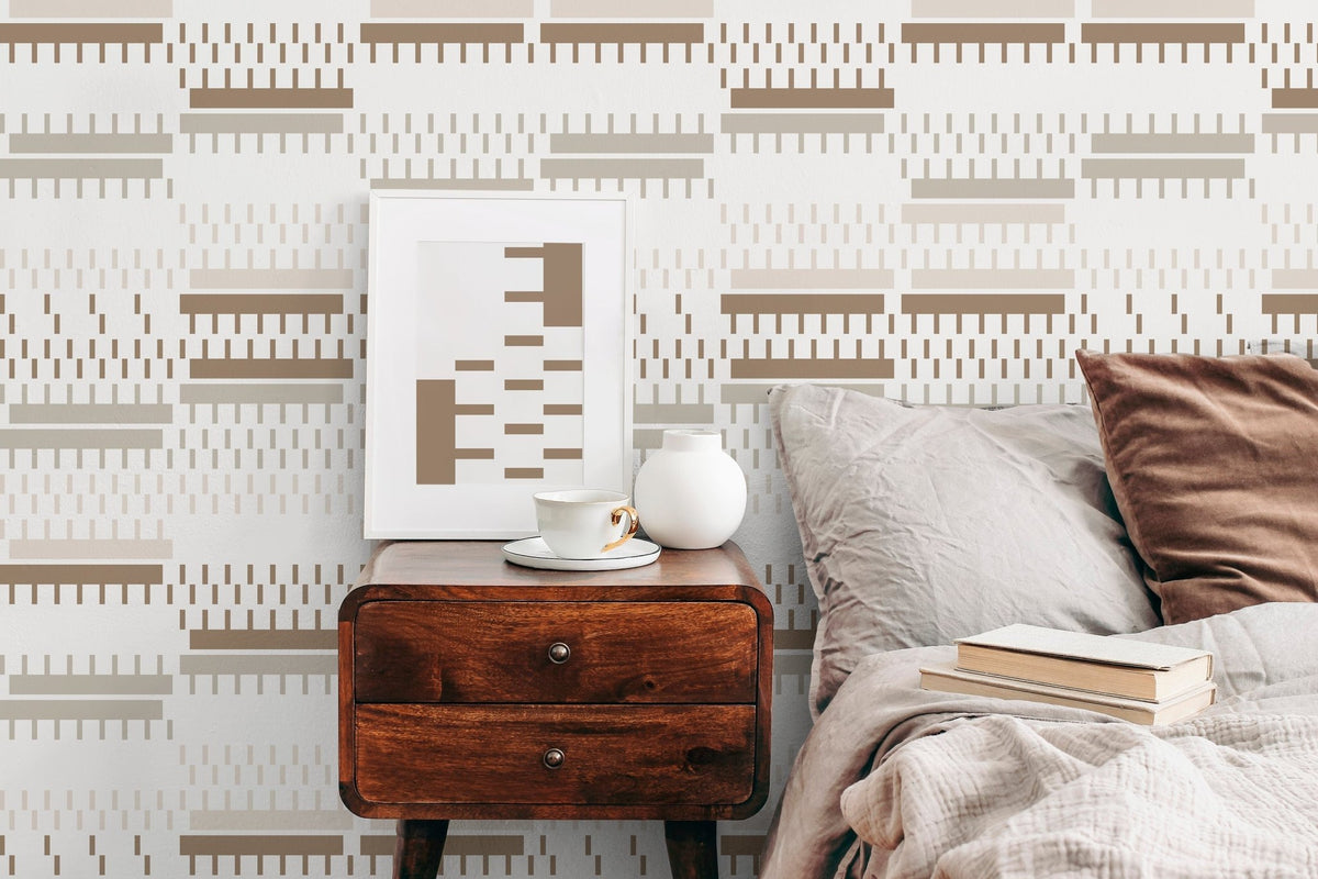 Geometric Harmony Wallpaper - C168 - WallTrend