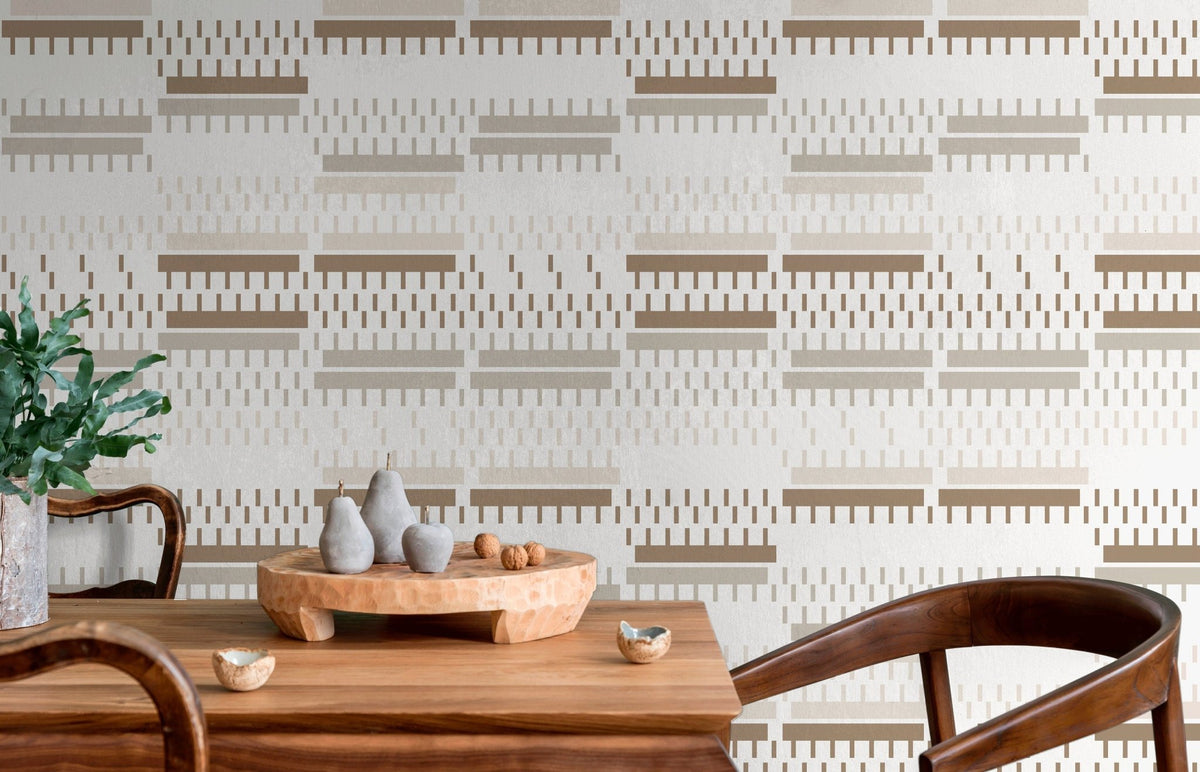 Geometric Harmony Wallpaper - C168 - WallTrend