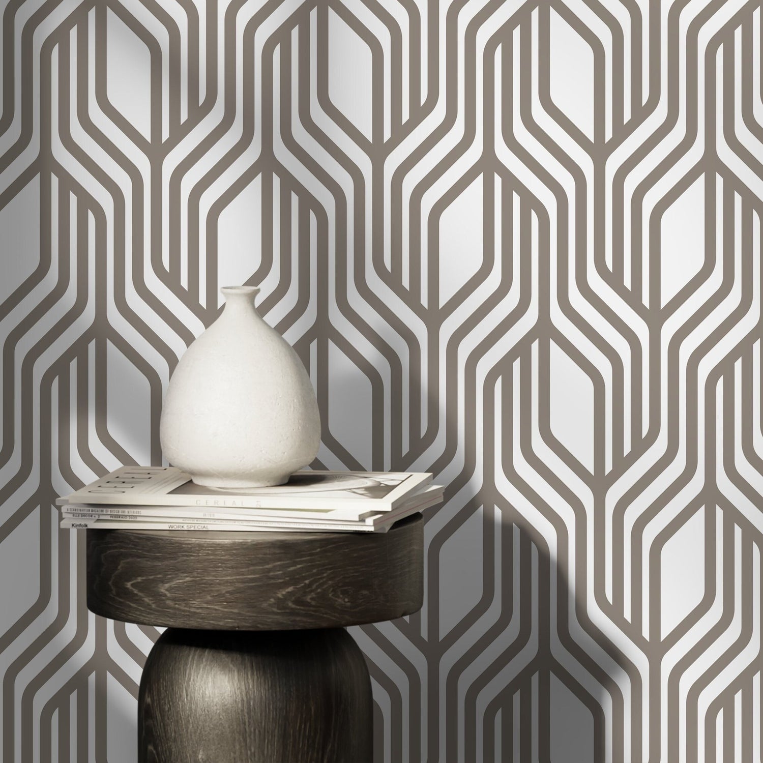 Geometric Harmony Wallpaper - C287 - WallTrend