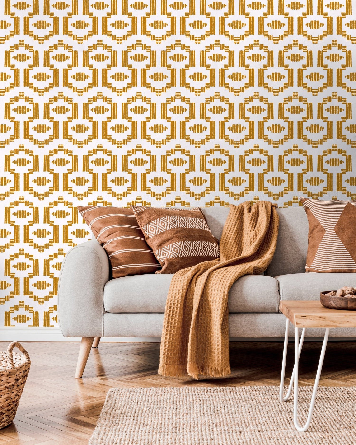 Geometric Harmony Wallpaper - C542 - WallTrend