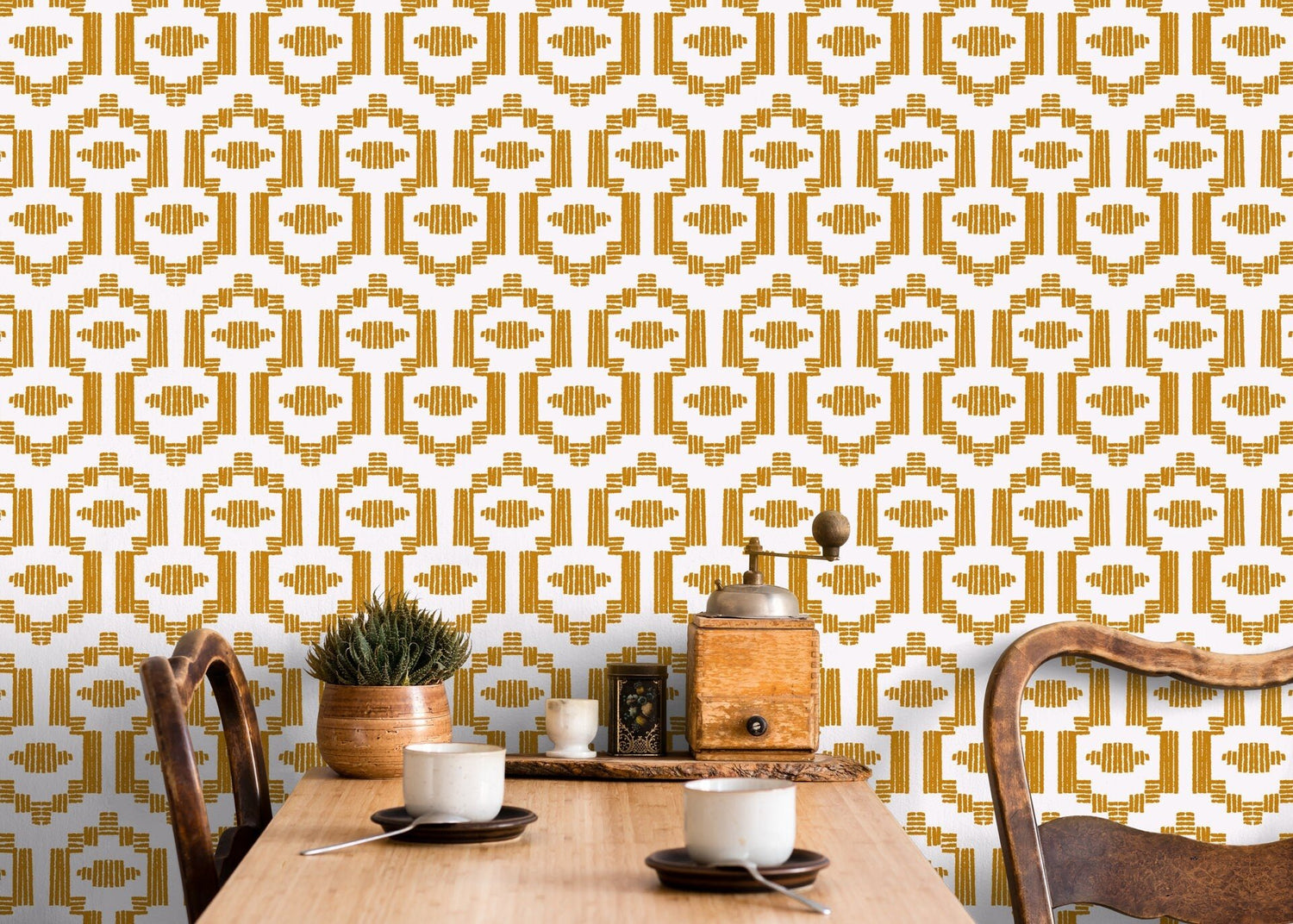 Geometric Harmony Wallpaper - C542 - WallTrend