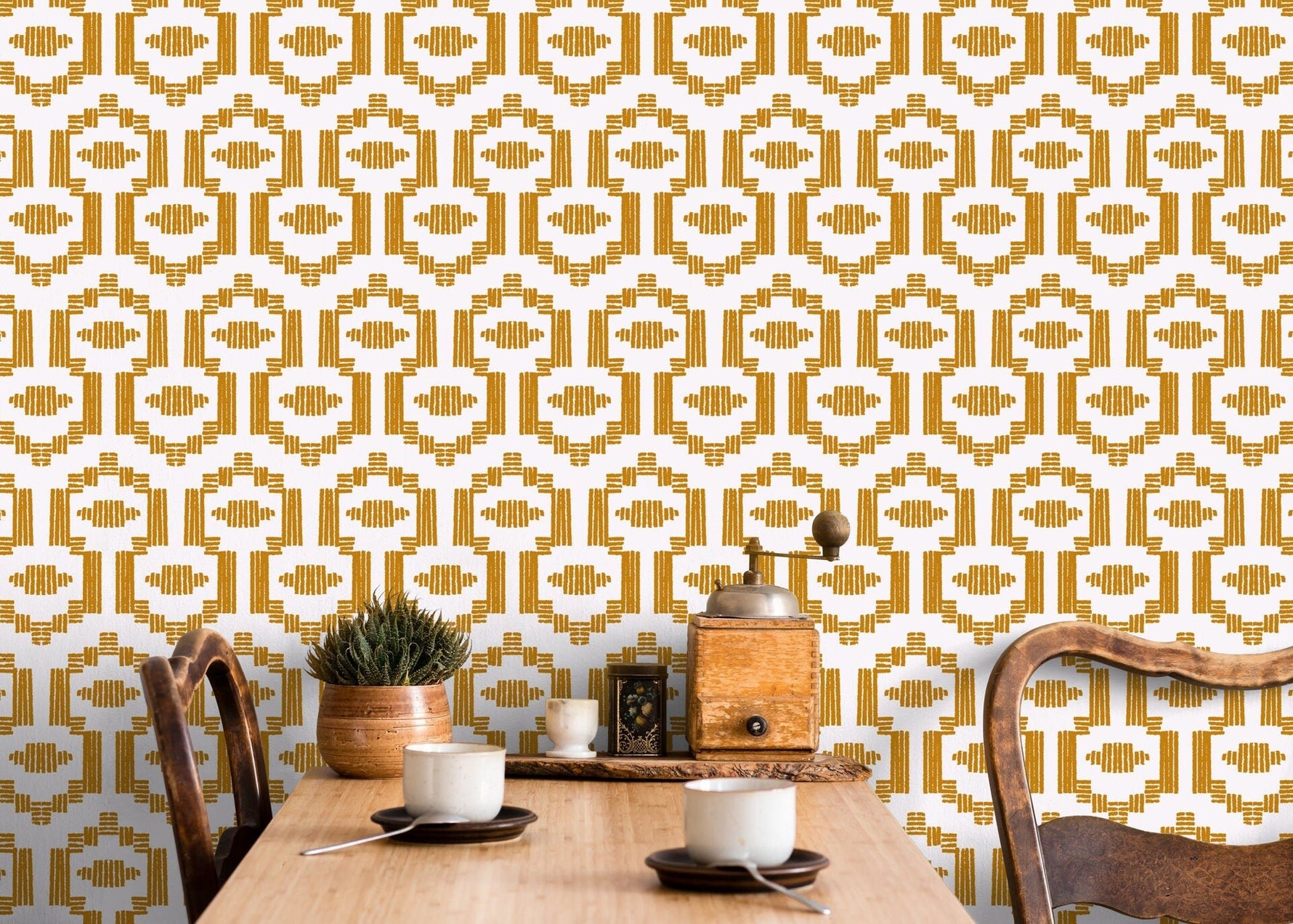 Geometric Harmony Wallpaper - C542 - WallTrend
